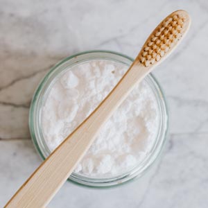 Baking soda for tooth whitening